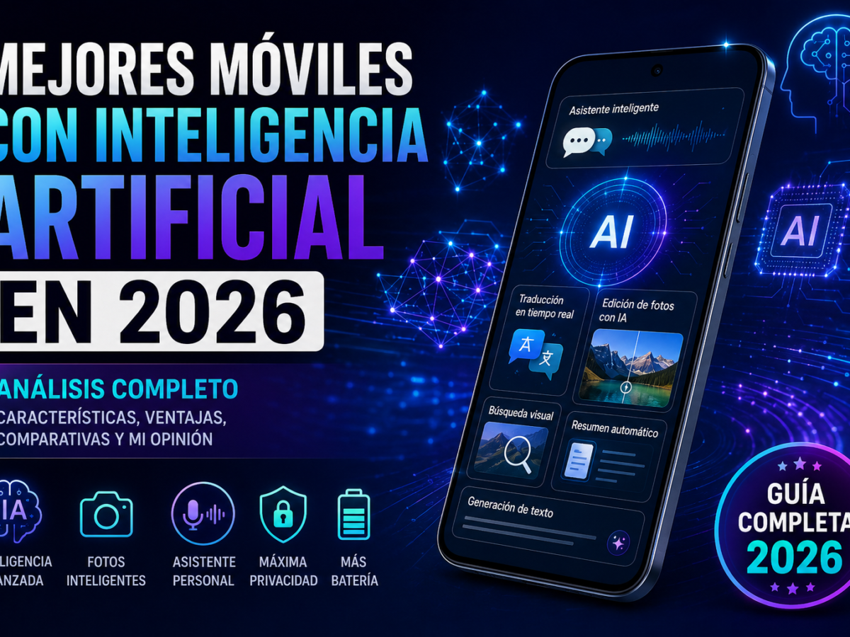 Los mejores móviles con IA integrada en 2026