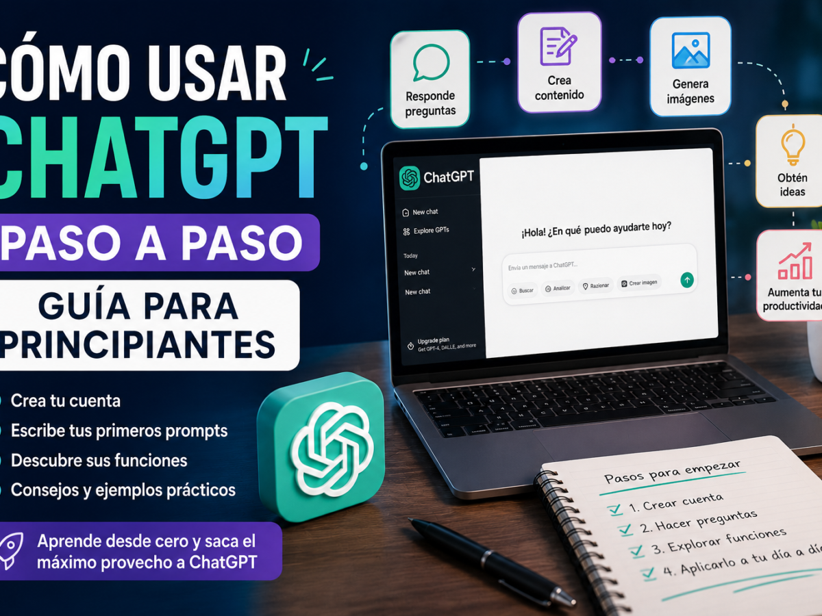 Cómo usar ChatGPT paso a paso: guía para principiantes