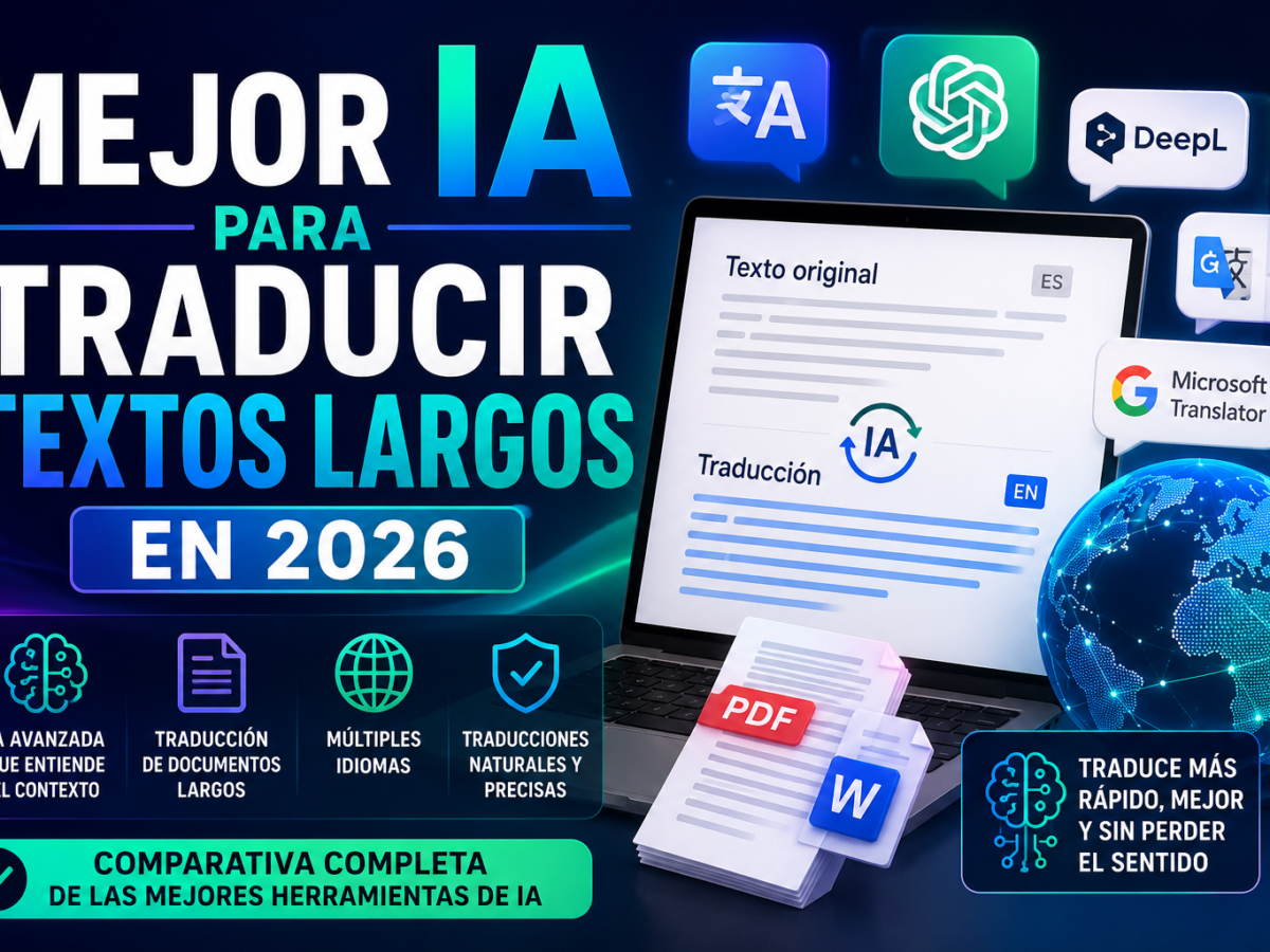 Mejor IA para traducir textos largos